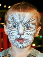 Дед Мороз и аквагрим