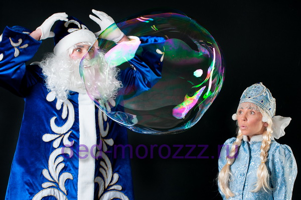 фотографии Деда Мороза и Снегурочки