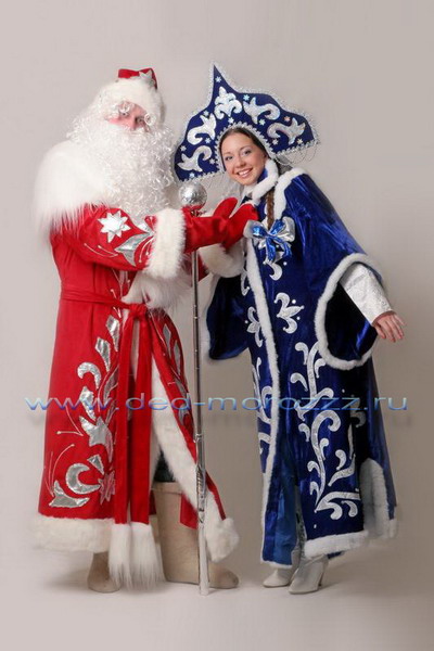фотографии Деда Мороза и Снегурочки