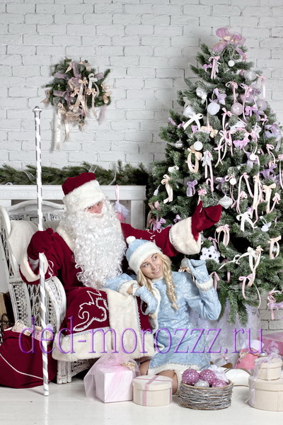 фотографии Деда Мороза и Снегурочки