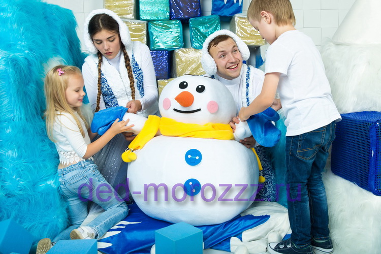 Новогоднее мягко-зефирное поролоновое шоу