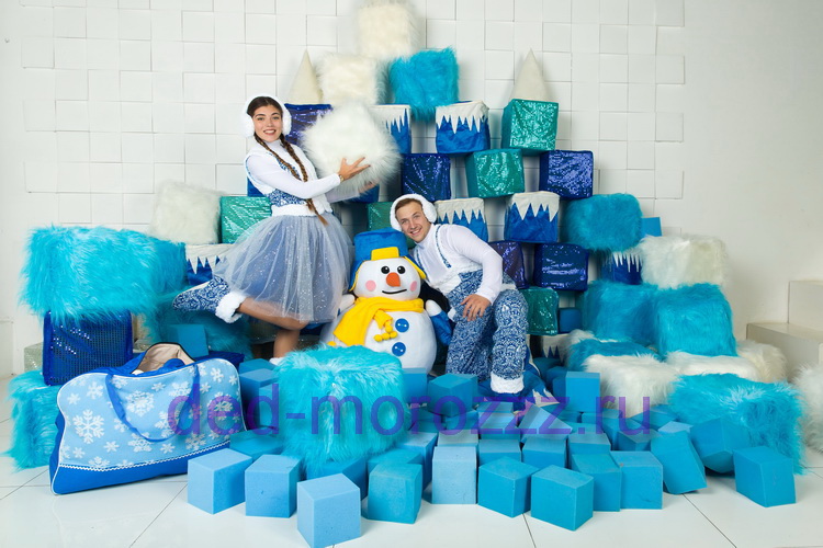 Новогоднее мягко-зефирное поролоновое шоу