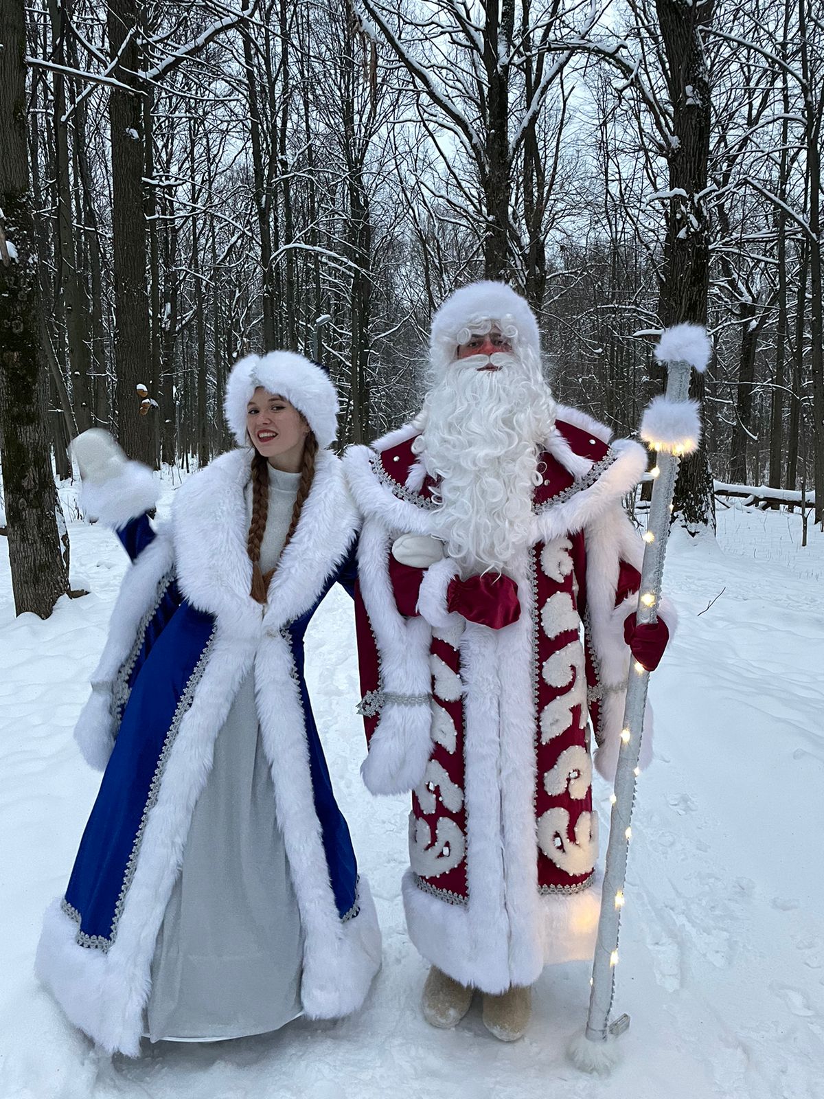 VIP Дед Мороз и Снегурочка: Григорий и Кристина
