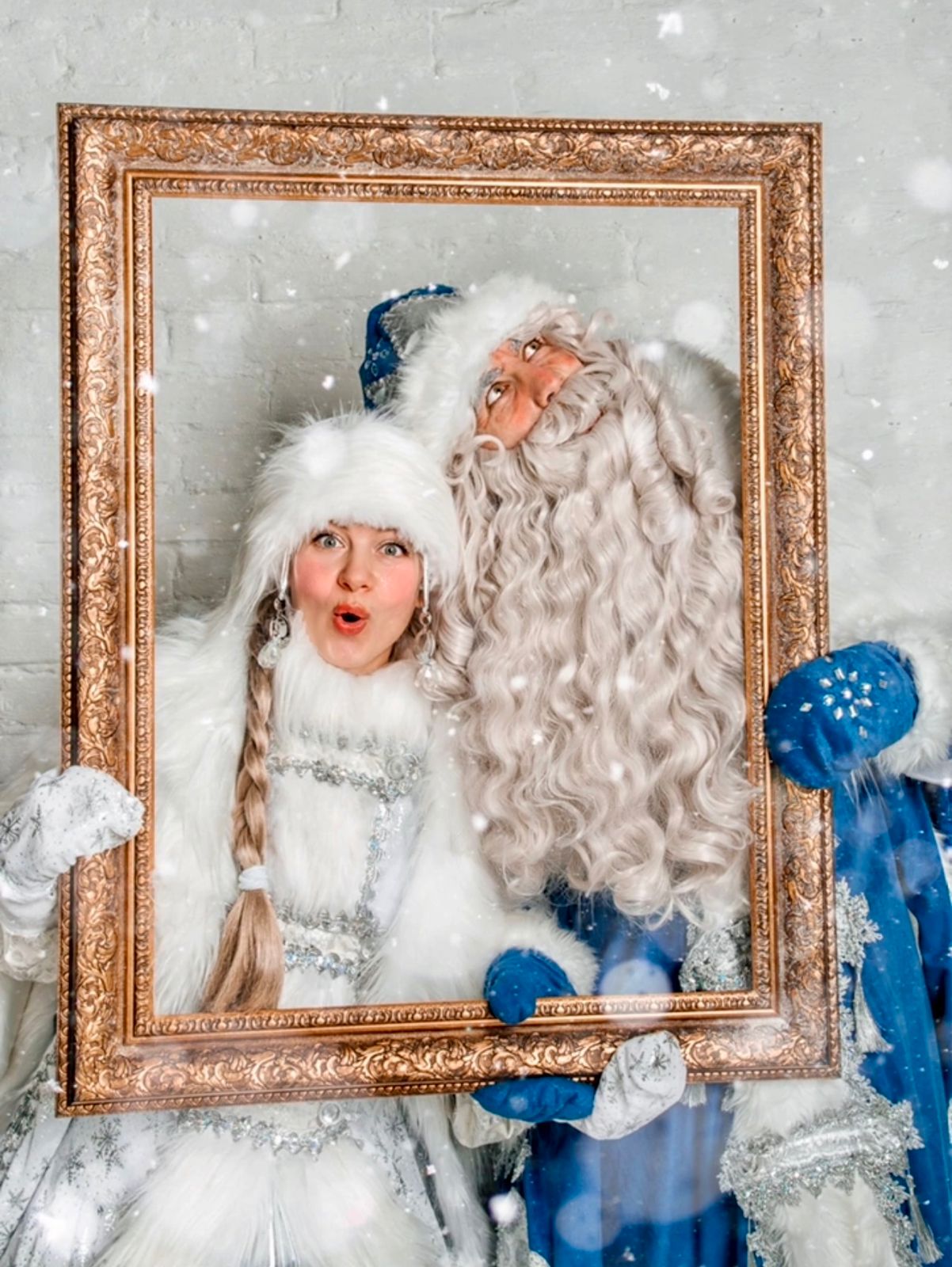 VIP Дед Мороз и Снегурочка: Кристина и Роман с фокусами